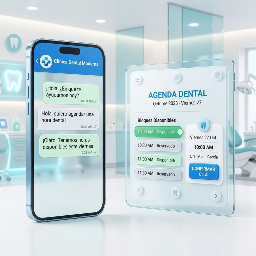 Agenda Online Dentalink y Agente IA WhatsApp para Clínicas Dentales