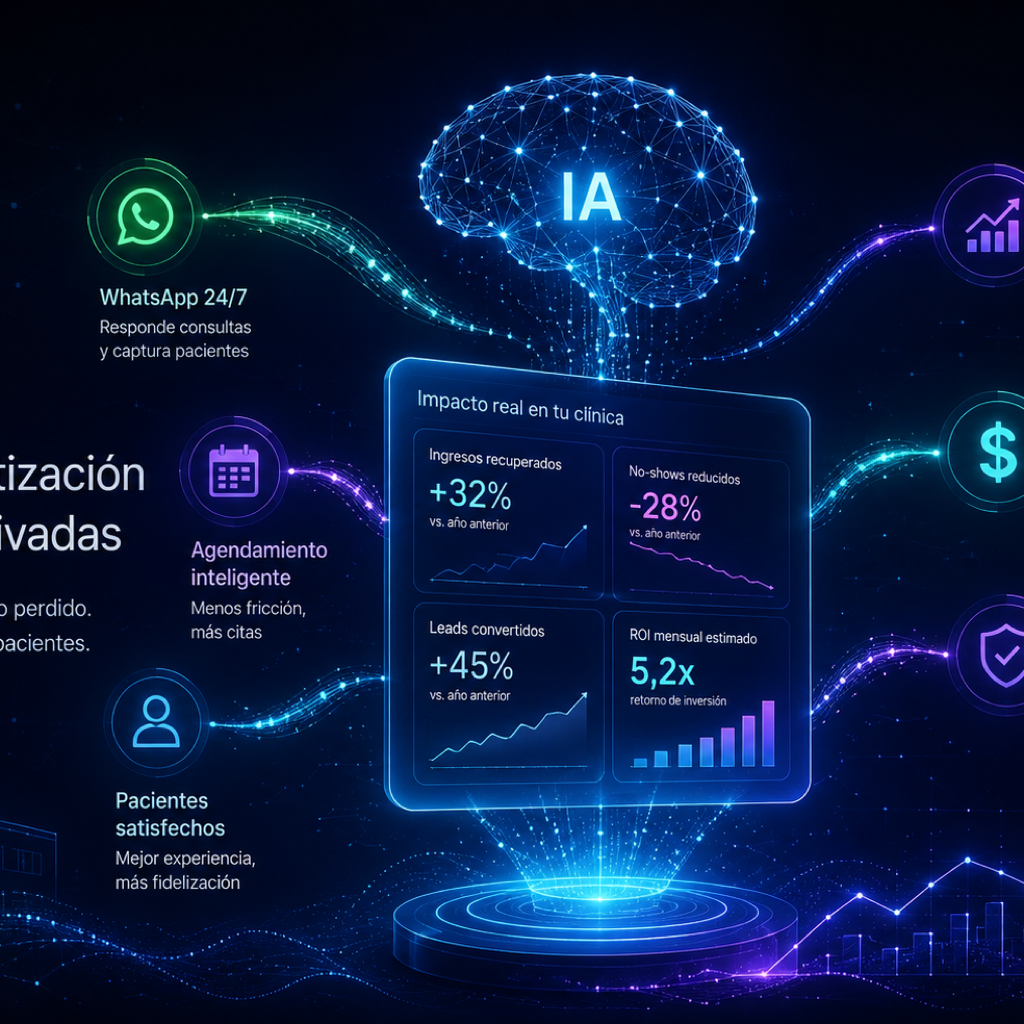 ROI automatización clínica privada